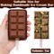 Premium Food-Grade Silicone Popsicle Molds – Dubai Chocolate Bar Design with Leak-Proof Lids & Sticks, Durable Ice Cream Bar Molds for Homemade Frozen Pops (Multicolor)
